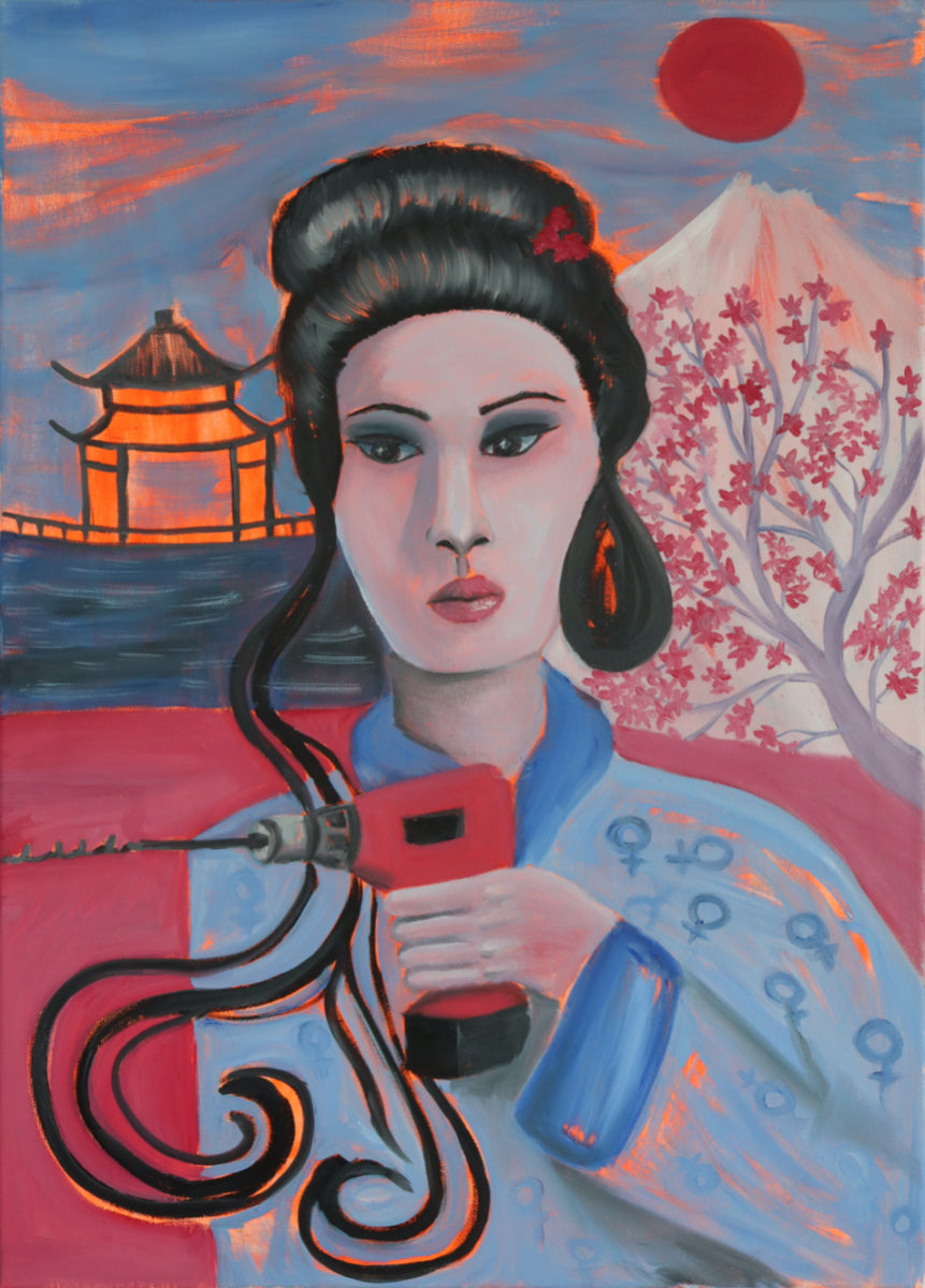 The Geisha with a Cordless Screwdriver