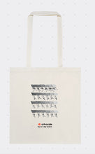 Load image into Gallery viewer, White cotton tote bag - Be Water
